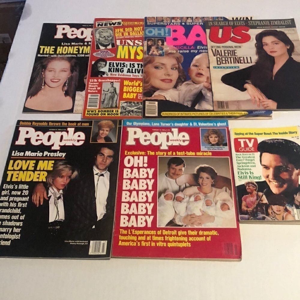 Vintage Various Magazines contains Elvis